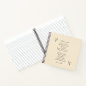 Hummingvogels en John Vance Cheney Quote Notitieboek (Binnen)