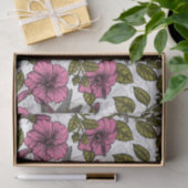 Hummingvogels en roze hibiscus bloemen tissuepapier (Geschenk)
