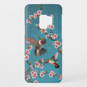  Hummingvogels en roze torenbloesems Case-Mate Samsung Galaxy Hoesje (Achterkant)