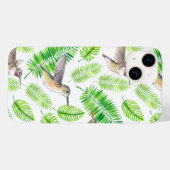 Hummingvogels en tropische bladeren Case-Mate iPhone case (Achterkant (horizontaal))