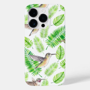 Hummingvogels en tropische bladeren Case-Mate iPhone 14 pro hoesje