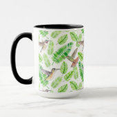 Hummingvogels en tropische bladeren mok (Links)