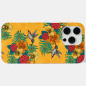 Hummingvogels en tropische bouquet, geel Case-Mate iPhone case (Achterkant (horizontaal))