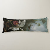 Hummingvogels en White Orchid van Martin J. Heade Lichaamskussen (Voorkant)