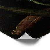 Hummingvogels en White Orchid van Martin J. Heade Poster (Hoek)