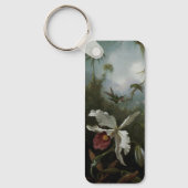 Hummingvogels en White Orchid van Martin J. Heade Sleutelhanger (Voorkant)