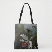 Hummingvogels en White Orchid van Martin J. Heade Tote Bag (Voorkant)