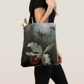 Hummingvogels en White Orchid van Martin J. Heade Tote Bag (Dichtbij)