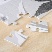 Hummingvogels en witte bloemen. legpuzzel (Zijkant)