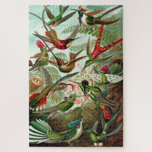 Hummingvogels - Ernst Haeckel Legpuzzel (Verticaal)