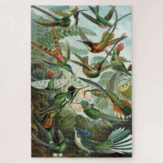 Hummingvogels - Ernst Haeckel Legpuzzel (Verticaal)