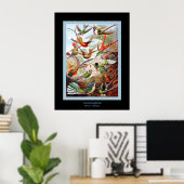 Hummingvogels ~ Ernst Haeckel Poster (Thuiskantoor)