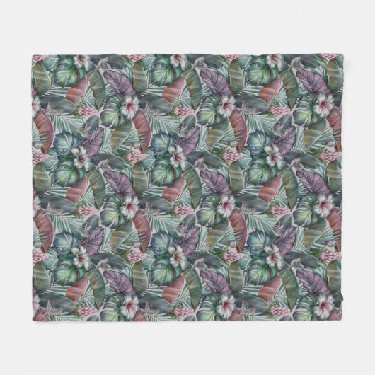 Hummingvogels Fleece Blanket (Voorkant (Horizontaal))