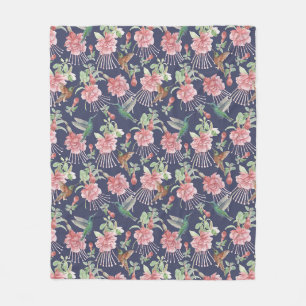 Hummingvogels Fleece Blanket Deken