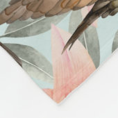 Hummingvogels Fleece Blanket Deken (Hoek)