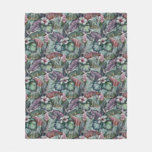Hummingvogels Fleece Blanket Deken (Voorkant)