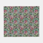 Hummingvogels Fleece Blanket Deken (Voorkant (Horizontaal))