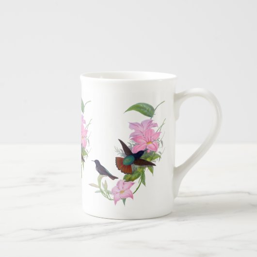 Hummingvogels Floral botanisch bot China Mok (Rechts)