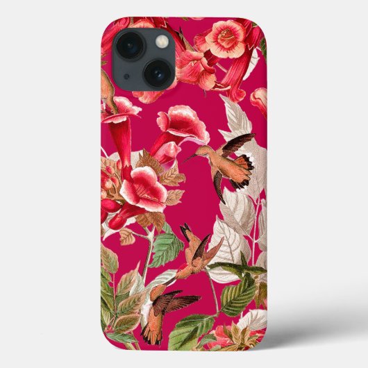 Hummingvogels Floral iPhone 6 Extreme Hoesje (Achterkant)