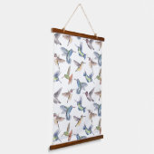 Hummingvogels Hangend Wandkleed (Gebogen)