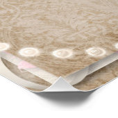 Hummingvogels hart bloemen Welkom WiFi-wachtwoord Perfect Poster (Hoek)