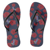 Hummingvogels Hibiscus Floral Art Teenslippers (Voetbed)