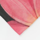 Hummingvogels in de Plumeria Fleece Deken (Hoek)