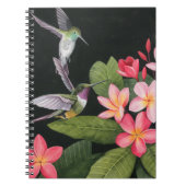 Hummingvogels in de Plumeria Notitieboek (Voorkant)