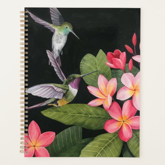 Hummingvogels in de Plumeria Planner (Voorkant)