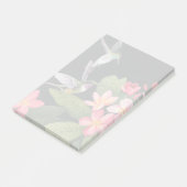 Hummingvogels in de Plumeria Post-it® Notes (Schuin)