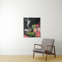Hummingvogels in de Plumeria