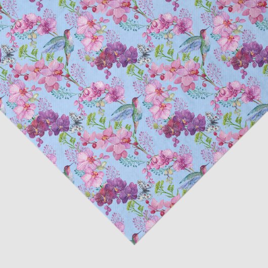 Hummingvogels in de vlucht tissuepapier (Detail)