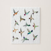 Hummingvogels in Noord-Amerika Legpuzzel (Verticaal)
