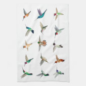 Hummingvogels in Noord-Amerika Theedoek (Verticaal)