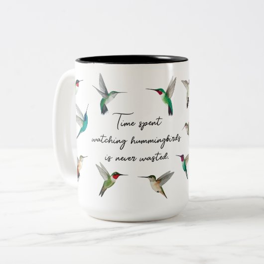 Hummingvogels in Noord-Amerika Tweekleurige Koffiemok (Voorkant links)