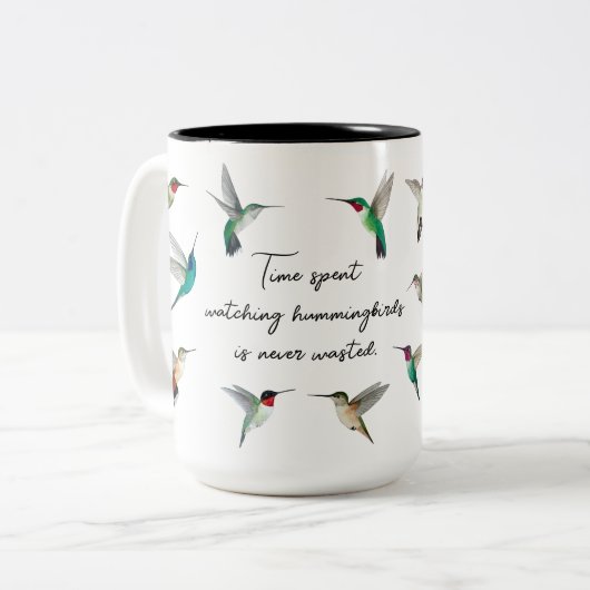 Hummingvogels in Noord-Amerika Tweekleurige Koffiemok (Voorkant links)