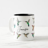 Hummingvogels in Noord-Amerika Tweekleurige Koffiemok (Voorkant links)