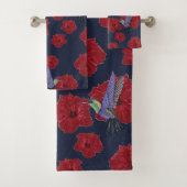 Hummingvogels inspiratie bad handdoek (Insitu)
