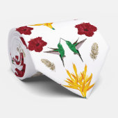 Hummingvogels inspiratie stropdas (Opgerold)