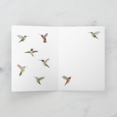 Hummingvogels Kaart (Binnen)