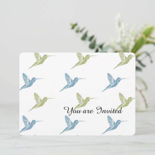 Hummingvogels Kaart (Staand voorkant)