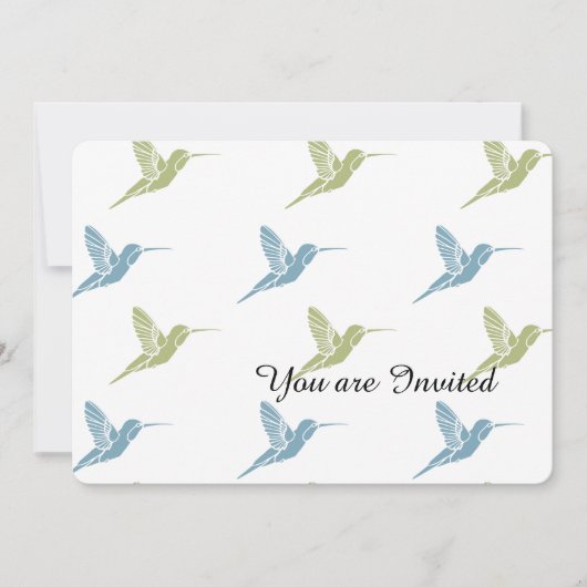 Hummingvogels Kaart (Voorkant)