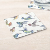 Hummingvogels Kartonnen Onderzetters (Schuin)