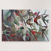  Hummingvogels Kunst ter illustratie van oud boek Legpuzzel (Horizontaal)