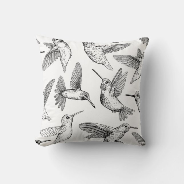Hummingvogels Kussen (Voorkant)