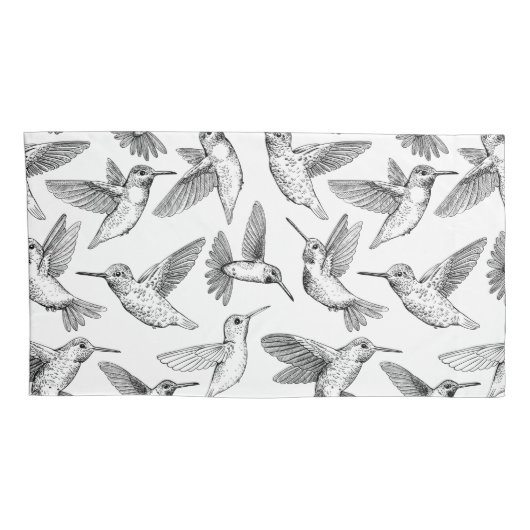 Hummingvogels Kussensloop (Achterkant-Rechts)