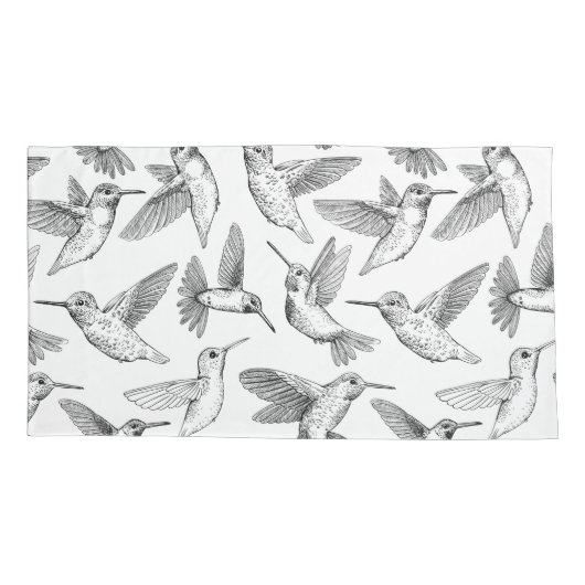 Hummingvogels Kussensloop (Achterkant-Links)