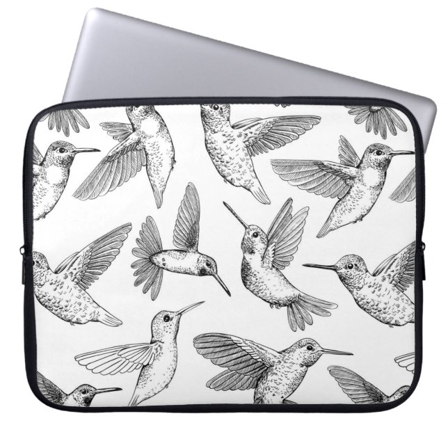 Hummingvogels Laptop Sleeve (Voorkant)