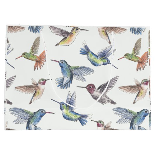 Hummingvogels Large Cadeautasje (Achterkant)