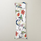 Hummingvogels Lichaamskussen (Voorkant Verticaal)